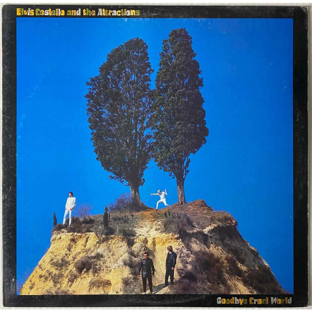 Elvis Costello Goodbye Cruel World 1984 Promo LP Vinyl Record - Limited Edition Collector's Item for Music Enthusiasts & Vintage Vinyl Lovers - Perfect for Home Listening, DJ Sets & Music Collections