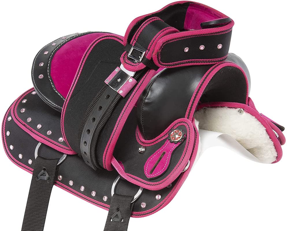 Premium Synthetic Western Horse Saddle 14