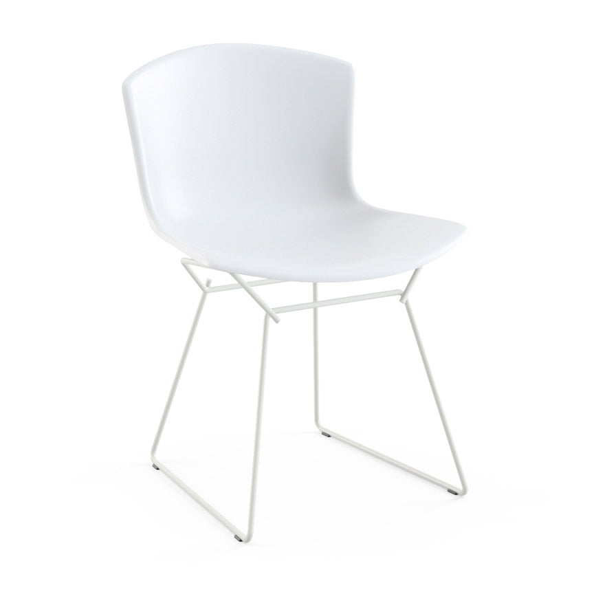 Bertoia Plastic Side Chair - Modern Stackable Dining Chair for Indoor & Outdoor Use - Perfect for Kitchen, Dining Room, Patio, and Office Spaces