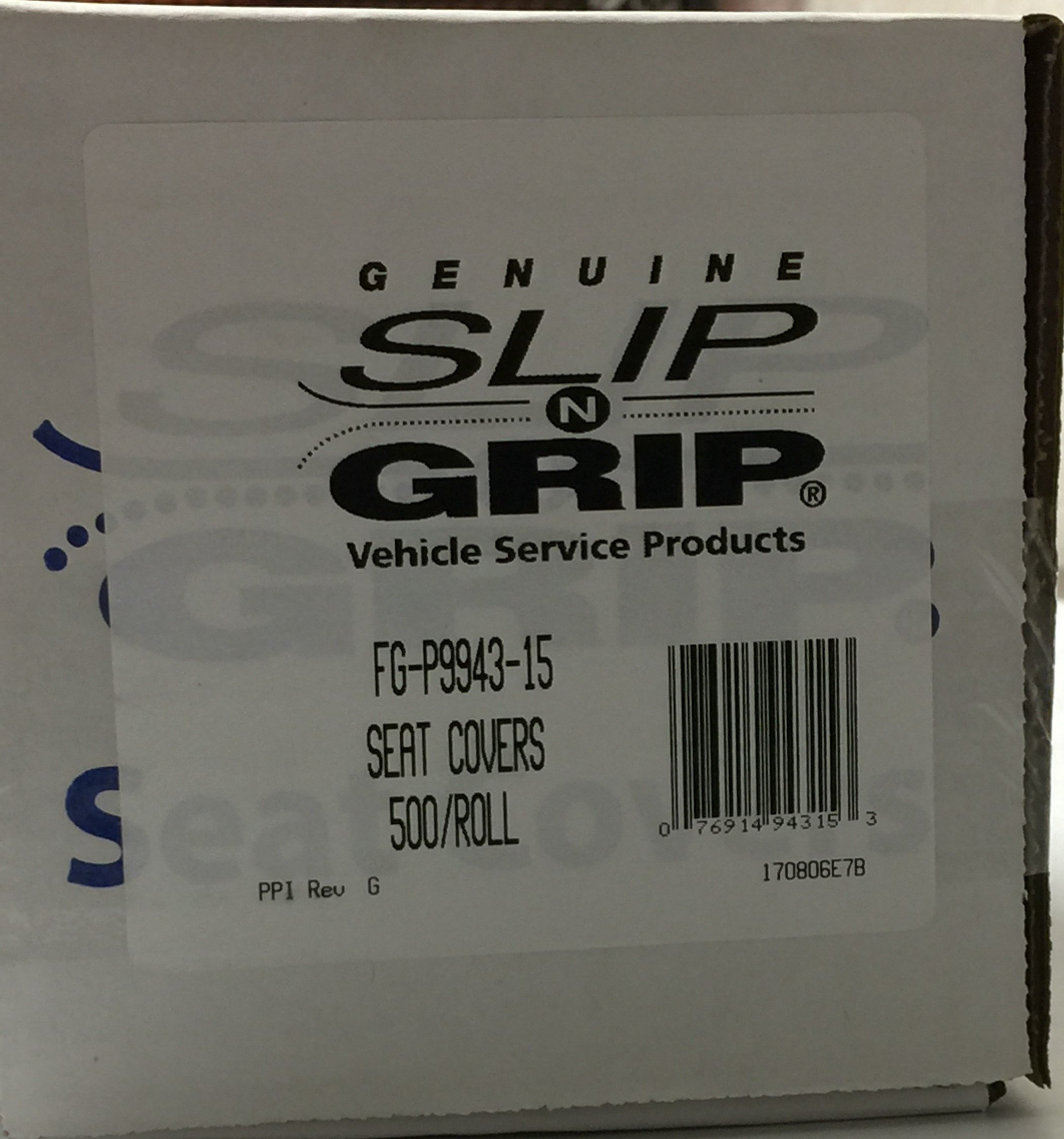 Slip-N-Grip Value Seat Cover 32In X 52In .5 Mil 500/Roll, Factory Direct – Ideal for Automotive, Office, and Home Furniture Protection