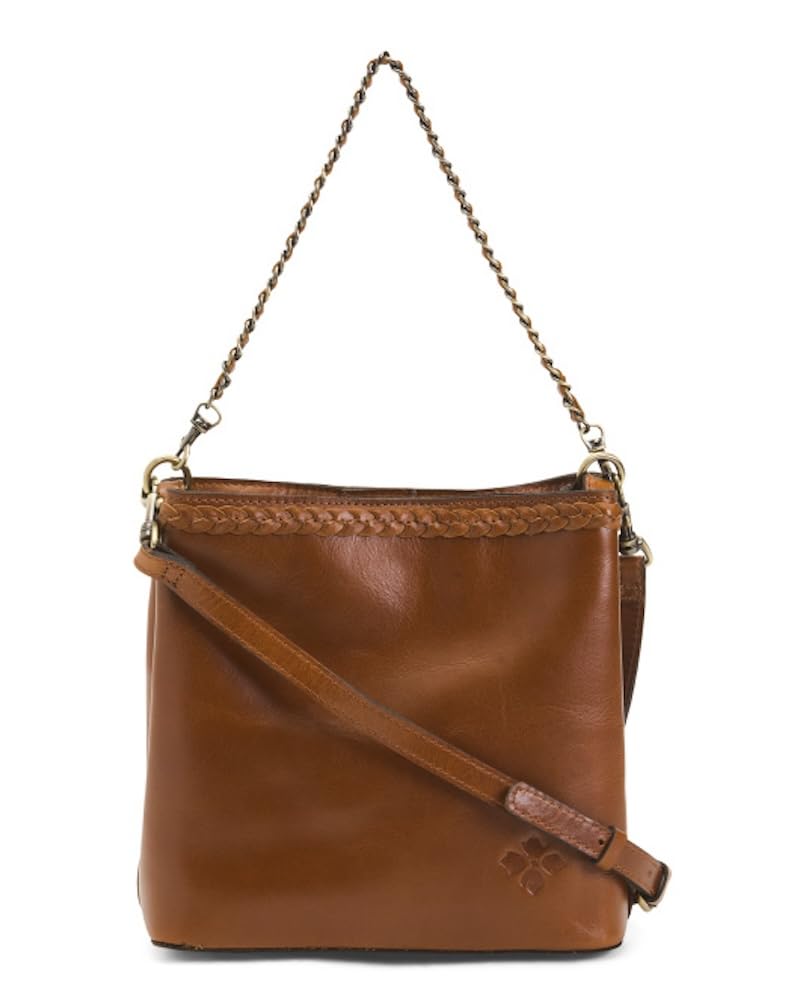 Patricia Nash Genuine Leather Ledra Bucket Crossbody Bag for Women - Stylish Handbag for Everyday Use, Travel & Shopping