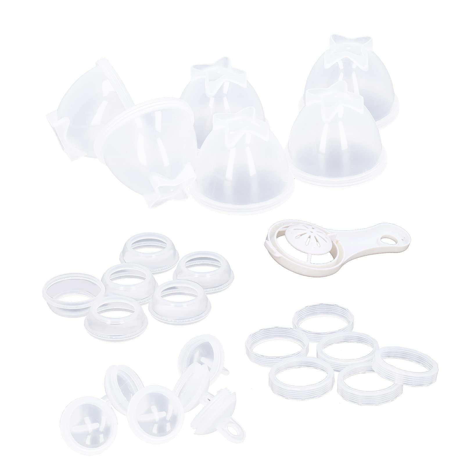 6Pcs Egg Separator - Multifunctional Egg Yolk Separator, Egg Container & Steamer for Kitchen | Perfect for Baking, Cooking & Meal Prep