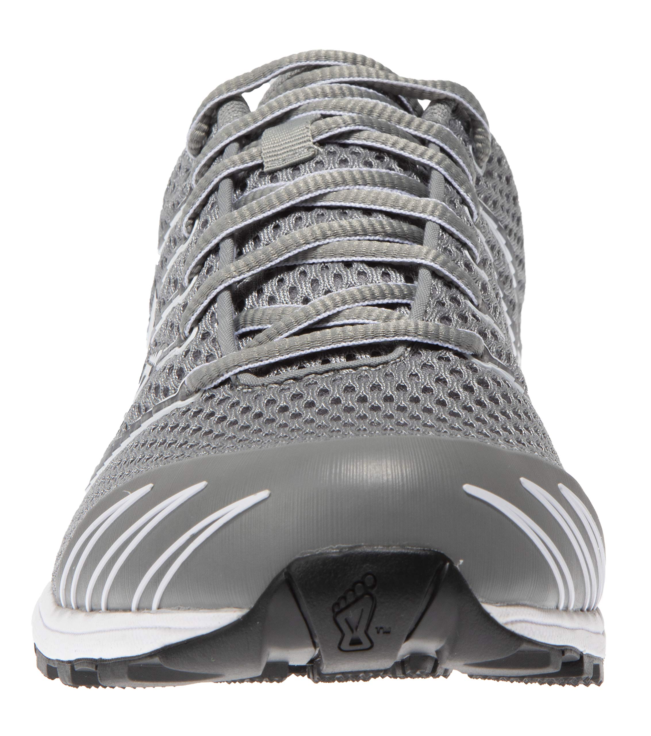 Innov-8 Women's F-Lite G 230 Running Shoes - Grey/White | Size 10.5 Wide US | Lightweight Trail & Gym Training Shoes for Women
