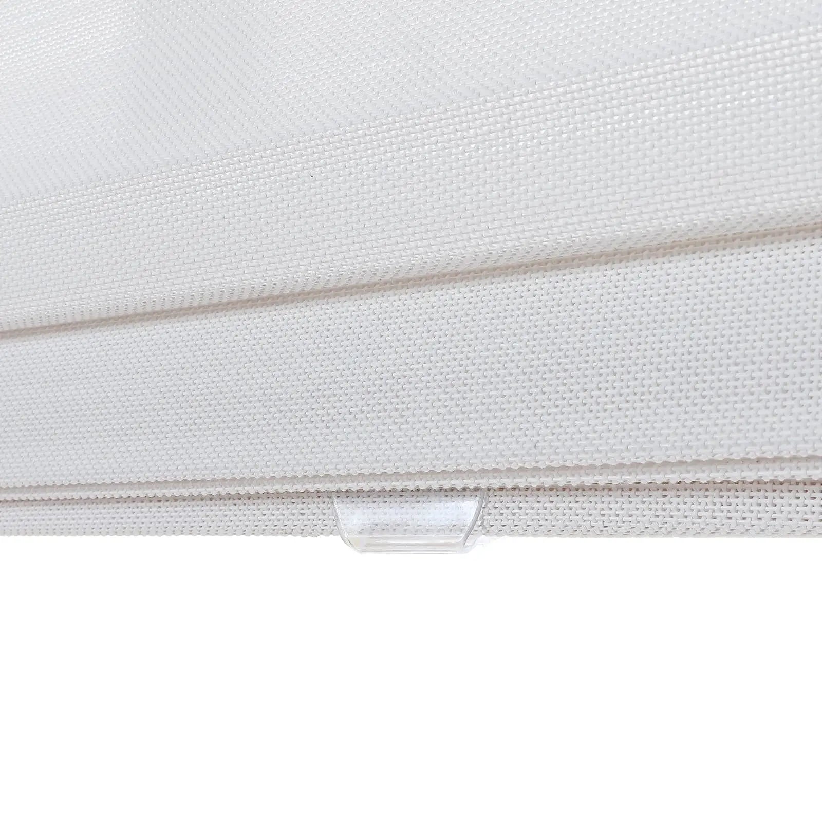 Natural Woven Bamboo Window Shade - Mist White | Eco-Friendly Roller Blind for Living Room, Bedroom & Office | Light Filtering & UV Protection