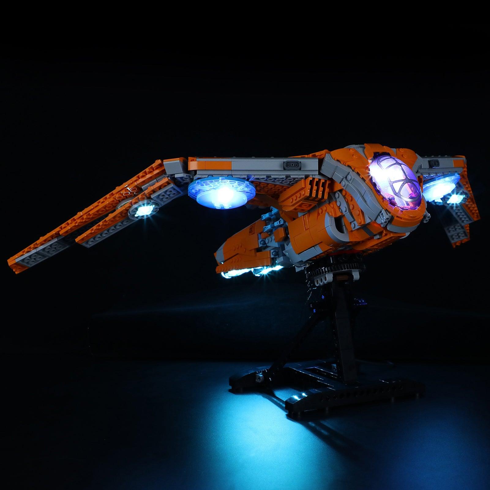 LEGO Marvel Guardians of The Galaxy Ship 76193 Light Kit – DIY Lighting Set for Spaceship Models | Perfect for Display & Nighttime Play