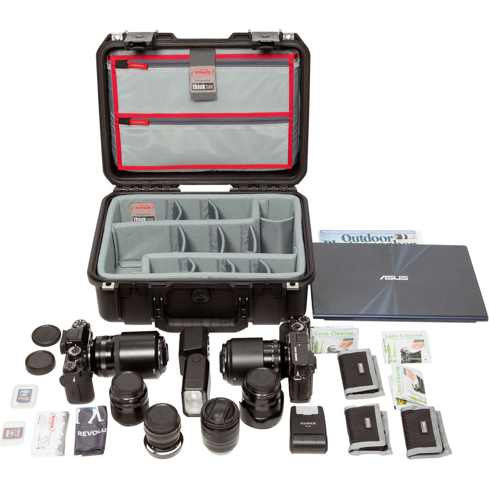 SKB iSeries 1510 6 Case with Think Tank Photo Dividers & Lid Organizer - Durable Protective Hard Case for Camera Equipment, Electronics & Gear - Perfect for Travel, Storage & Professional Photography
