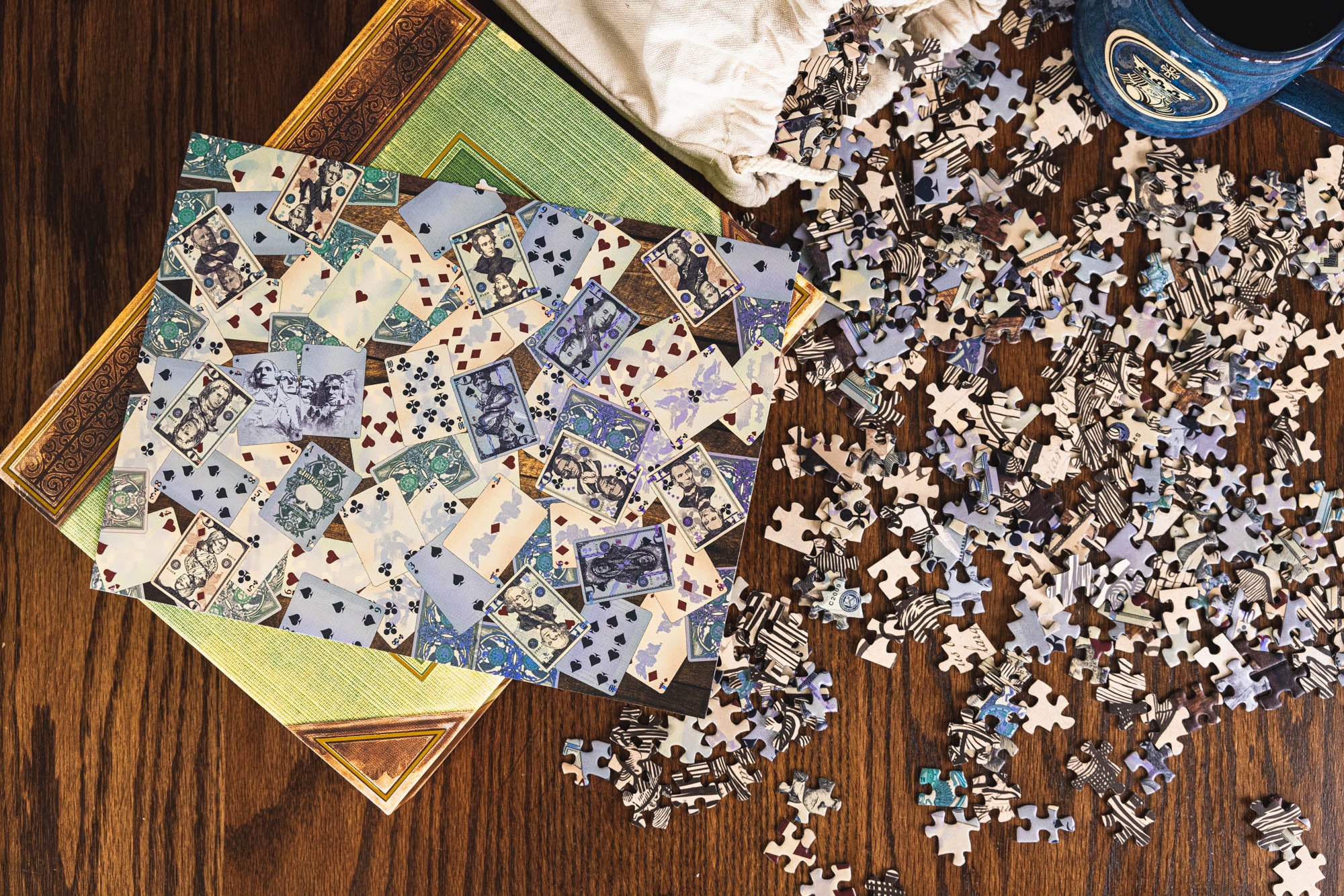 Legal Tender Jigsaw Puzzle - US Currency Themed 1000 Piece Puzzle for Adults & Collectors - Perfect for Home Decor, Gift Giving & Relaxation