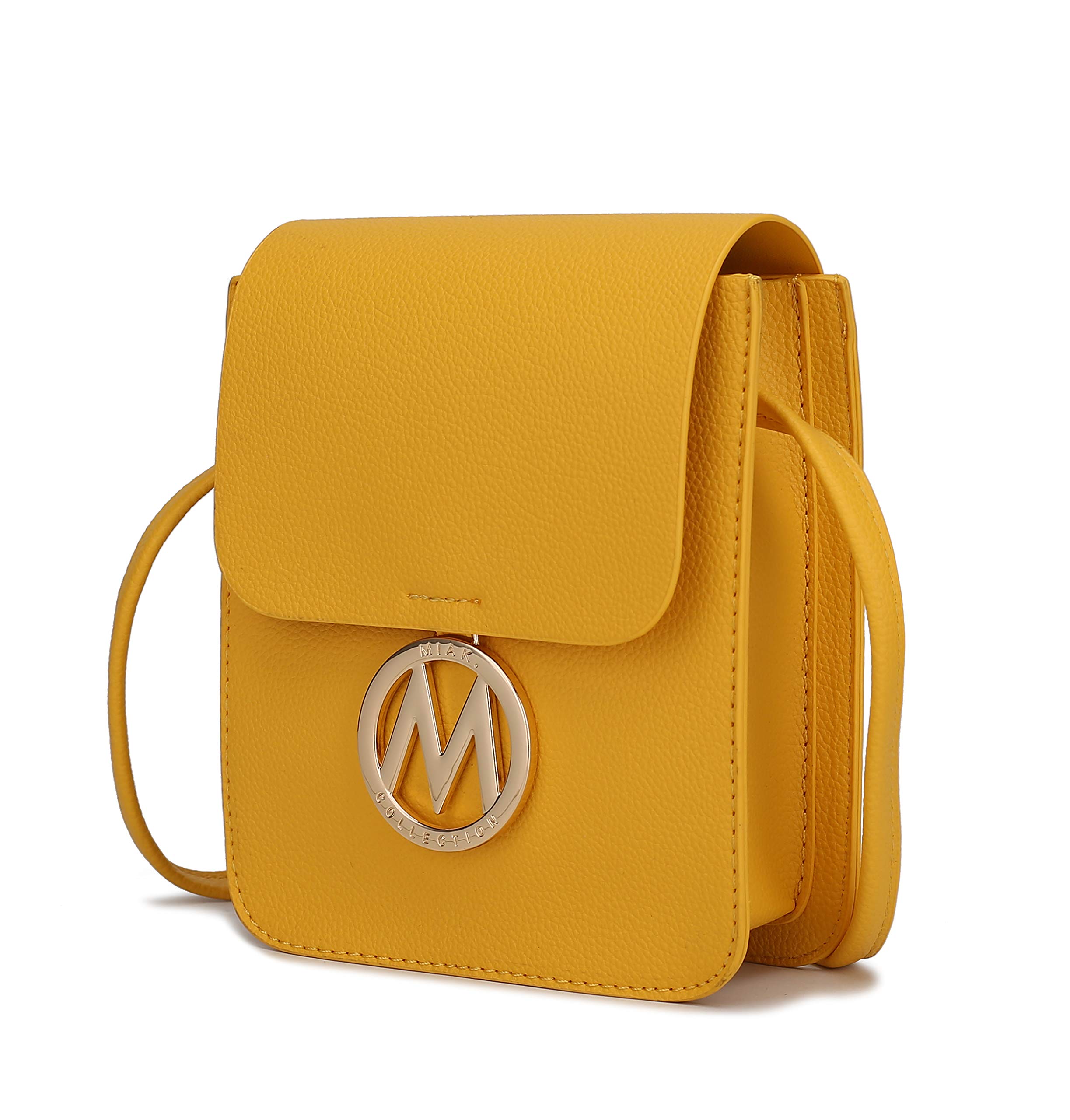 MKF Collection Vegan Leather Small Crossbody Bag for Women - Stylish Cell Phone Shoulder Bag by Mia K | Perfect for Everyday Use, Travel, and Casual Outings