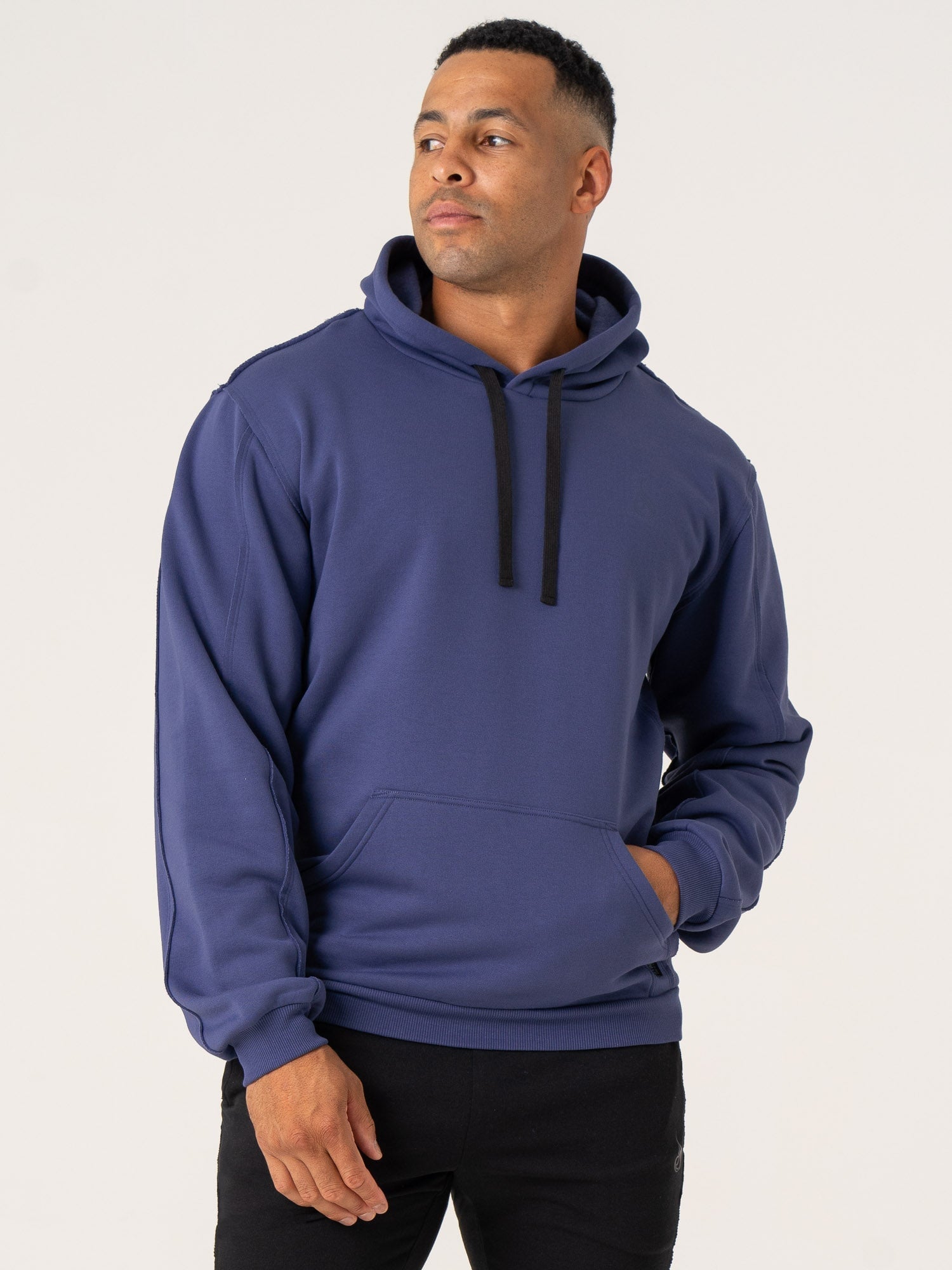 Force Hoodie Indigo - Premium Cotton Zip-Up Hooded Sweatshirt for Men & Women | Gym, Running, Casual Wear