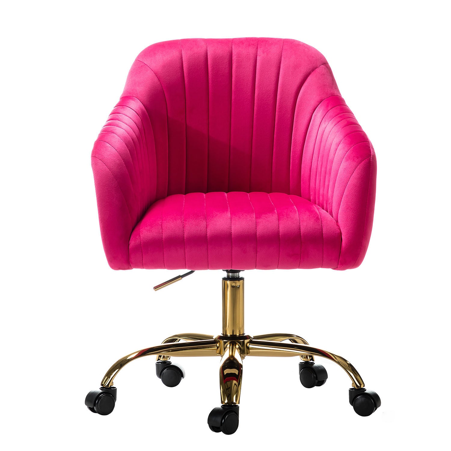 Luxury Velvet Office Chair - Ergonomic Desk Chair with Adjustable Height for Home & Workspace - Perfect for Remote Work, Gaming & Study