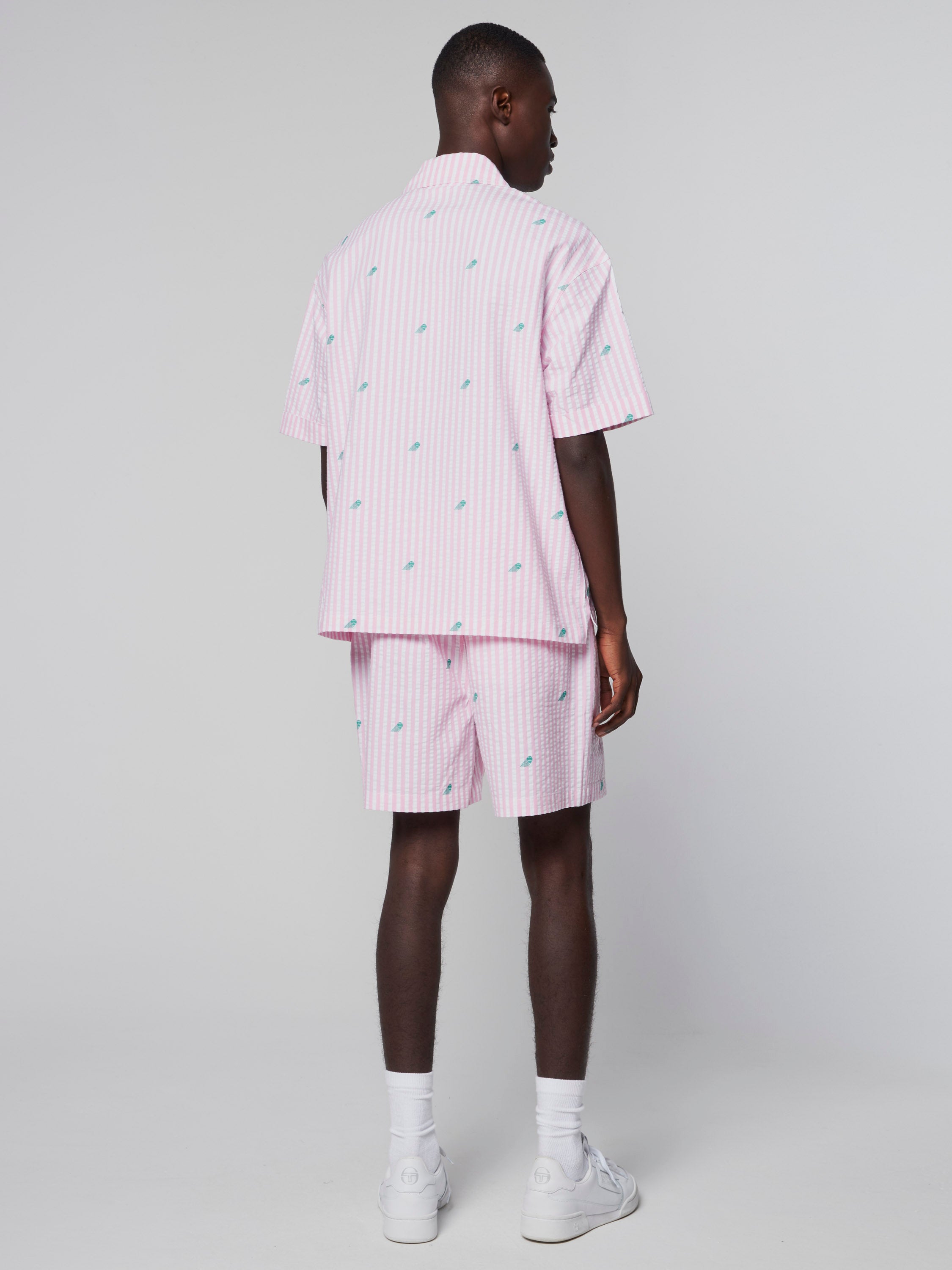 Granda Camp Shirt for Women - Soft Cotton Button Down Shirt in Begonia Pink | Casual Summer Tops for Outdoor Activities, Beach Wear & Everyday Style