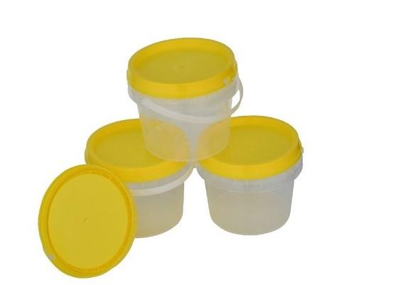 1kg Tamper Evident Honey Bucket | Food-Grade PET Plastic Container | Bulk Discounts | Ideal for Beekeeping, Commercial Kitchens & Home Storage