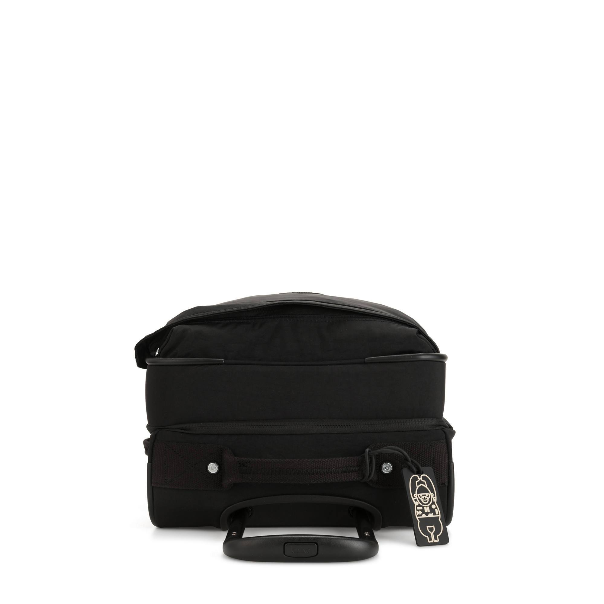 Kipling Spontaneous Small Rolling Luggage - Black Carry-On Suitcase for Women | Lightweight Travel Luggage with Spinner Wheels | Perfect for Business Trips & Weekend Getaways