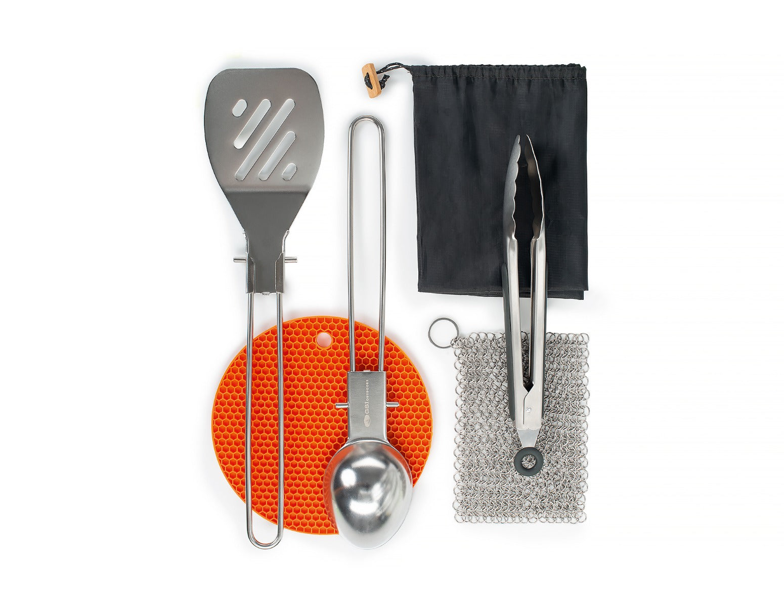 Premium Basecamp Chef's Tool Set - 12-Piece Outdoor Cooking Kit with Knives, Utensils & Carrying Case - Perfect for Camping, Hiking, Picnics & RV Adventures