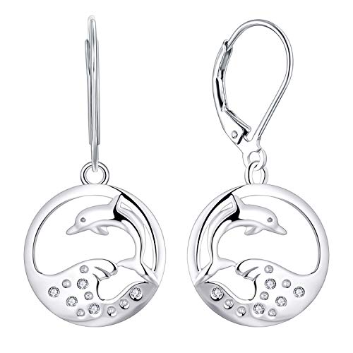 C-dolphin earrings