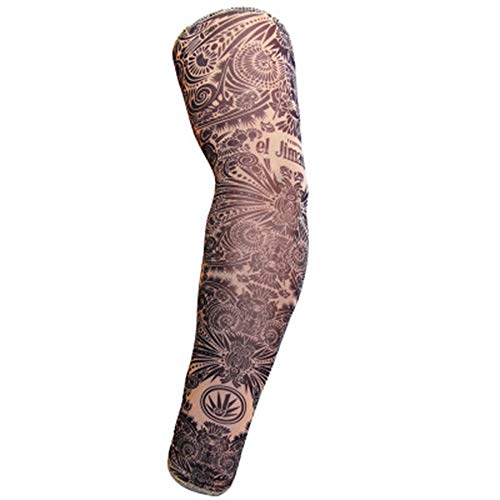 JKHome Temporary Tattoo Sleeves for Men & Women - Tribal Tan Arm Cover UV Protection - Perfect for Outdoor Activities, Cosplay & Costume Parties (TS-131)