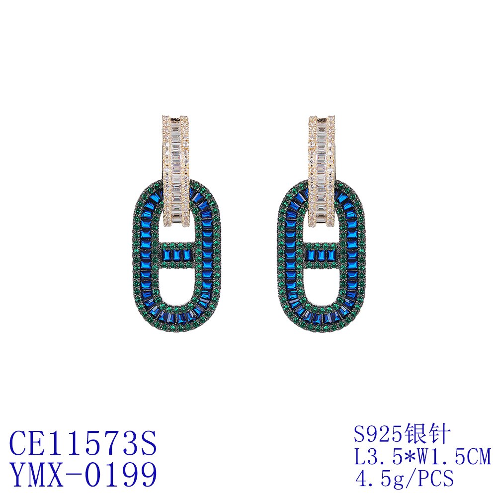 Luxury Cubic Zirconia CZ Crystal Earrings for Women - Elegant Wedding, Birthday Party, Anniversary Gift - Fine Jewelry Set CE11573 | Perfect for Evening Events, Date Nights & Special Occasions