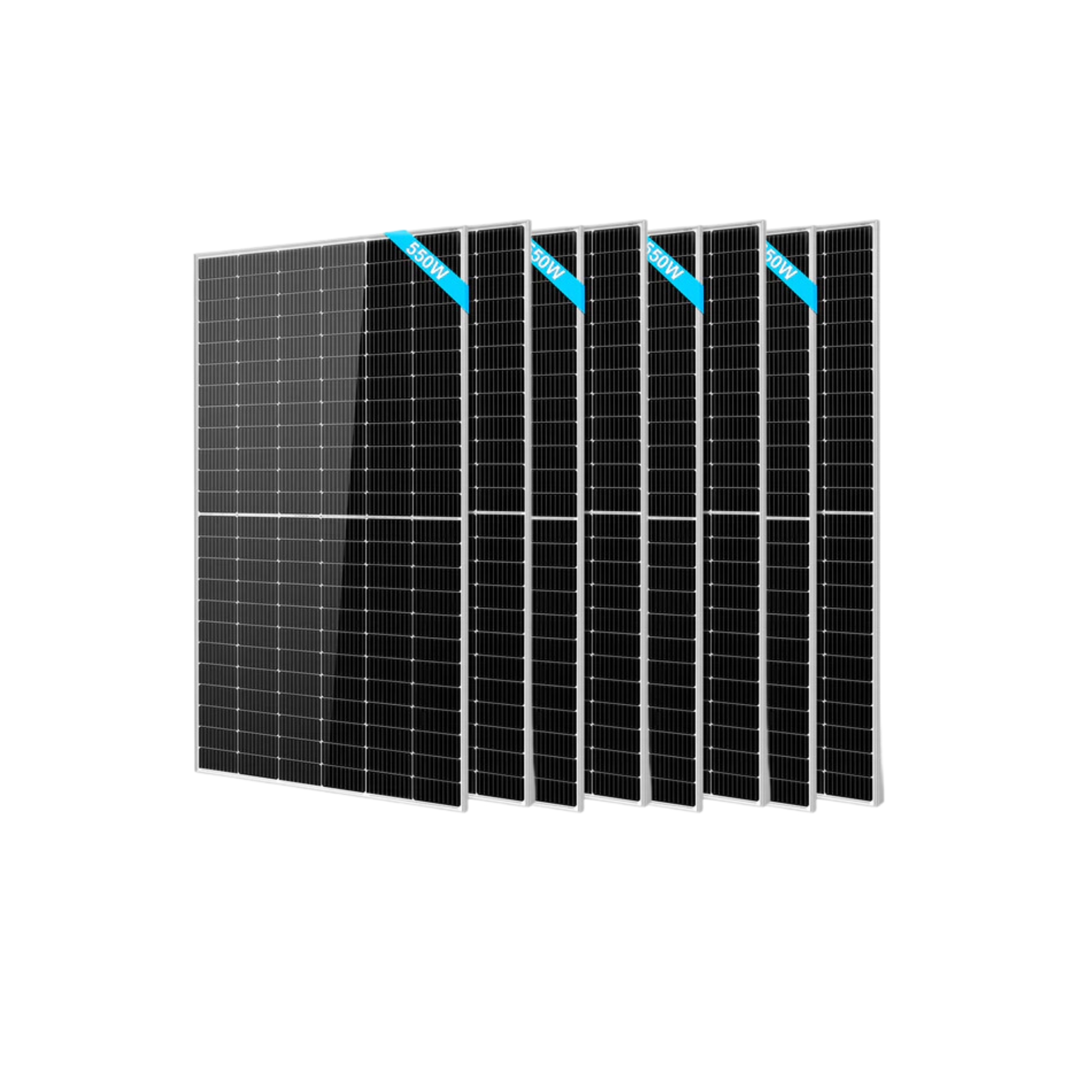 SunGoldPower 550W Monocrystalline PERC Solar Panel - High Efficiency 550 Watt Solar Module for Home, RV & Off-Grid Power | SG-550WM | Durable Weather-Resistant Design for Outdoor Energy Solutions