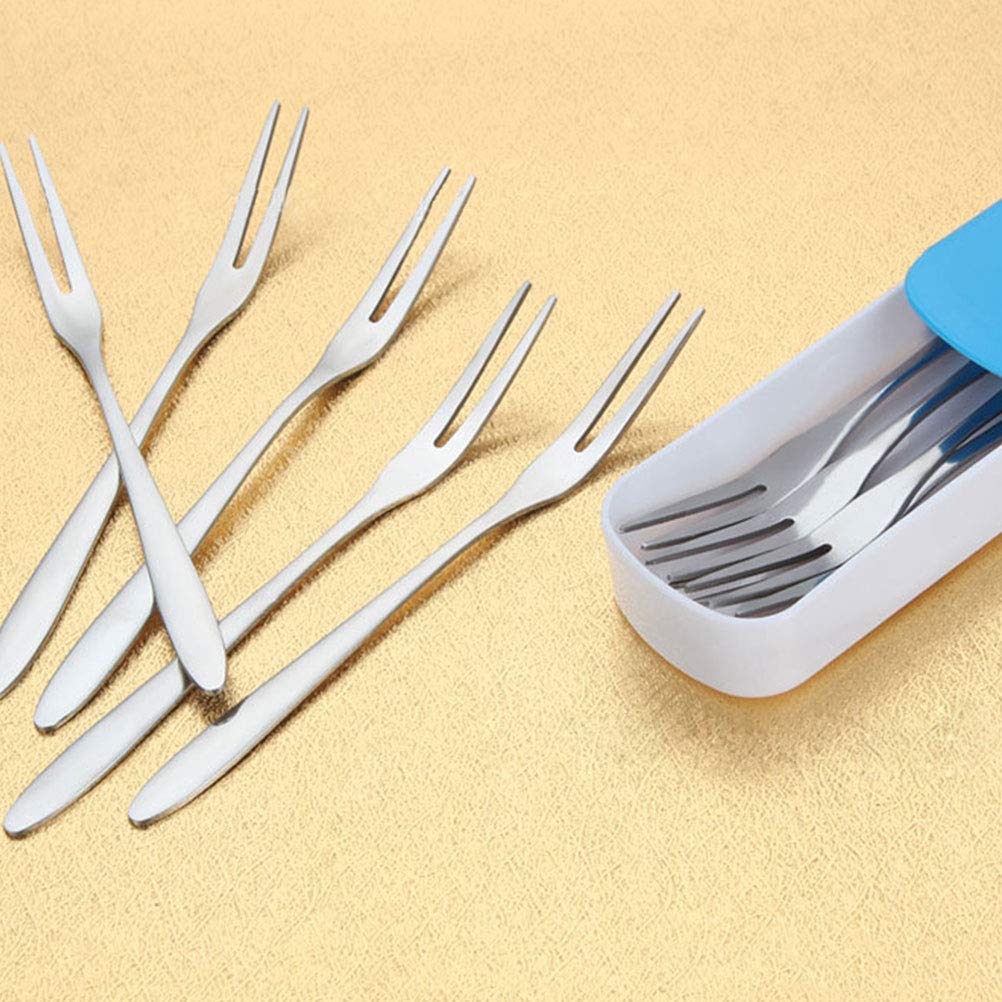 DOITOOL 20-Piece Mini Cake Forks Set - Stainless Steel Dessert Forks for Cake, Fruit, Appetizers - Perfect for Parties, Weddings, Tea Time & Home Entertaining