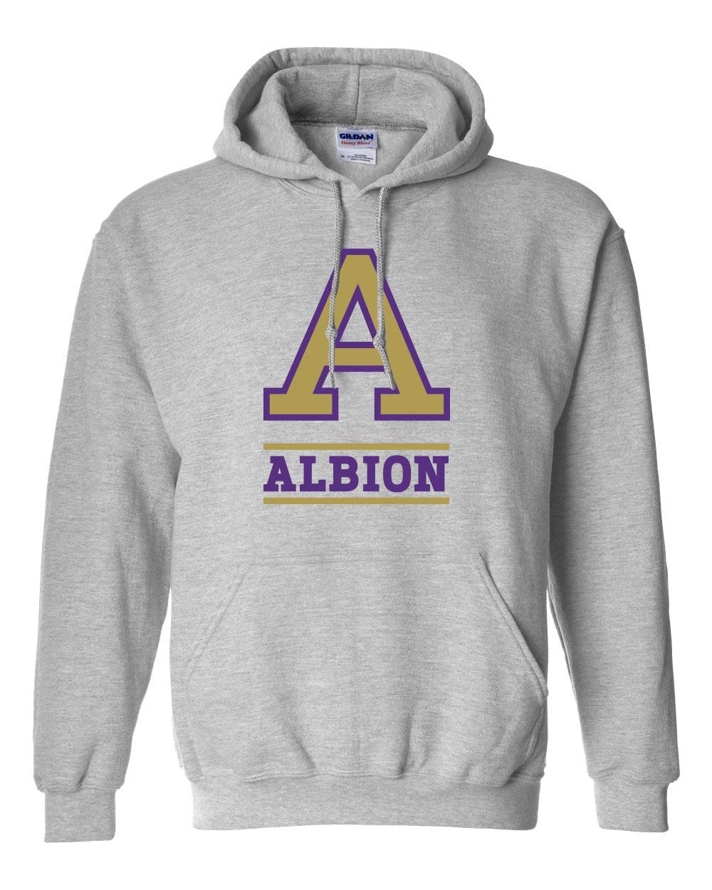 Albion College 2-Color Hooded Sweatshirt | Albion Britons Mens & Womens Hoodie for Students & Alumni | Cozy College Apparel for Campus, Games & School Spirit