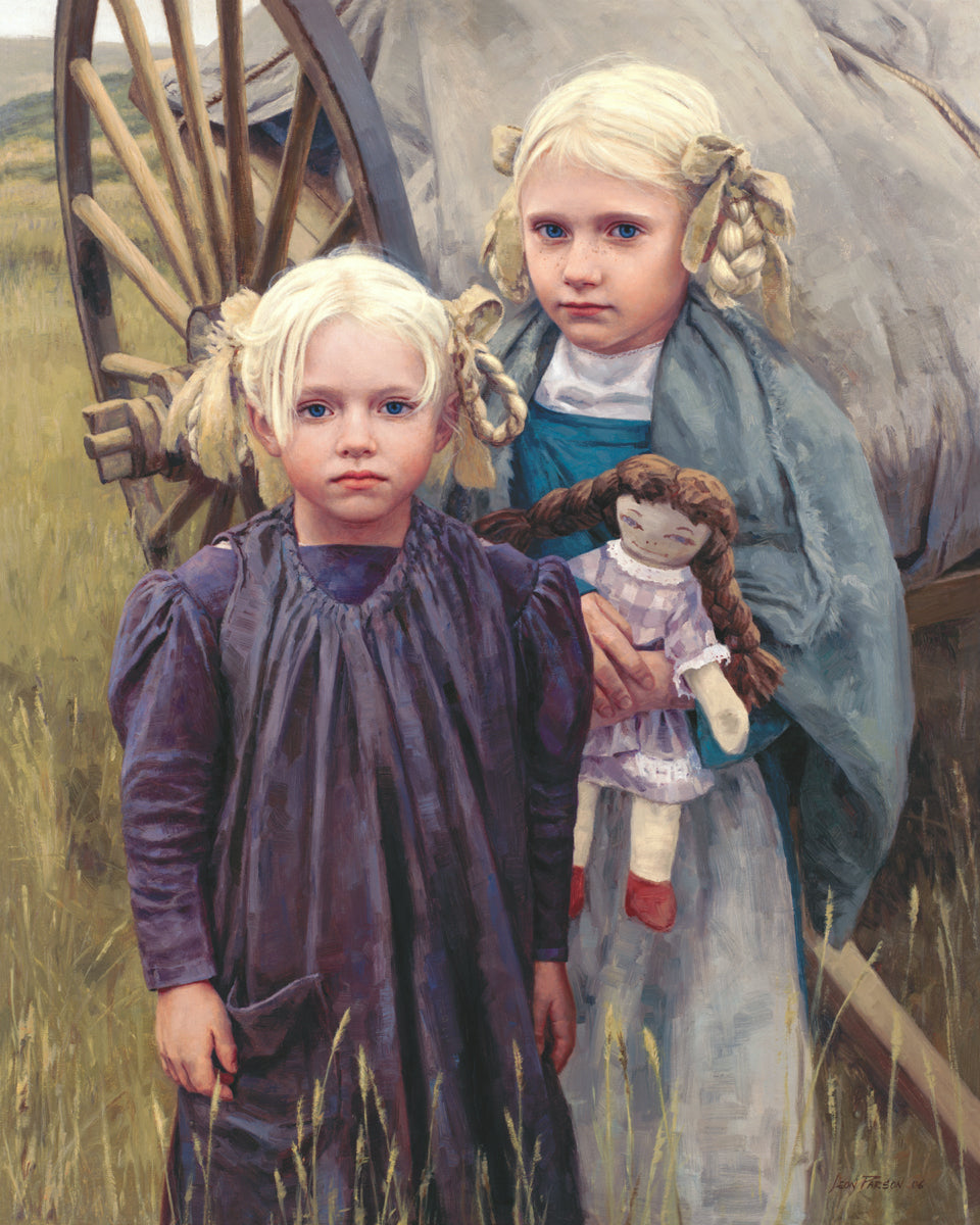 Prairie Angels By Leon Parson - Western Art Print - Cowboy & Native American Wall Decor - Perfect for Home, Office & Western-Themed Spaces