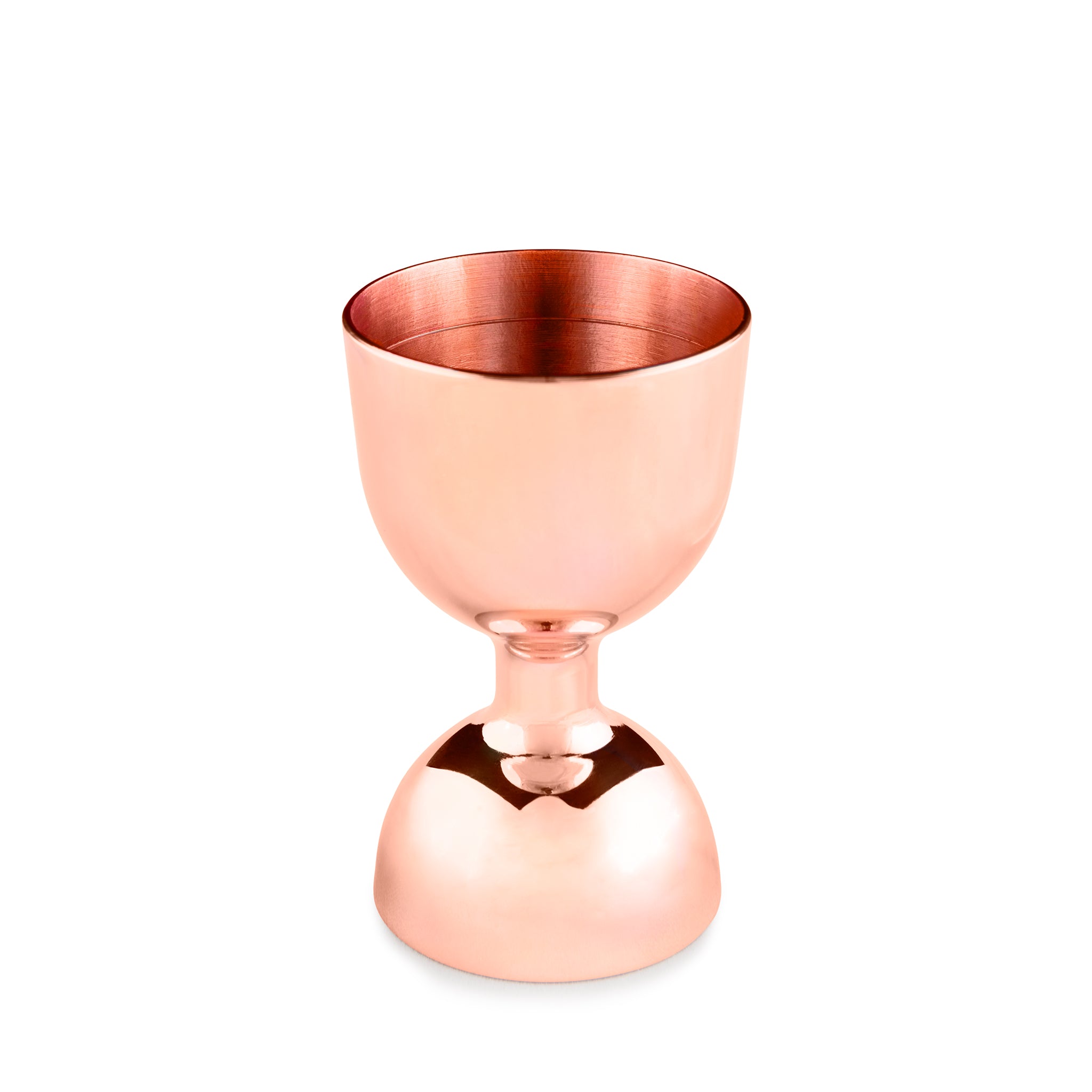 Premium Leopold Jigger - Copper Plated Cocktail Measuring Tool (25ml & 50ml) - Perfect for Home Bars & Professional Mixology