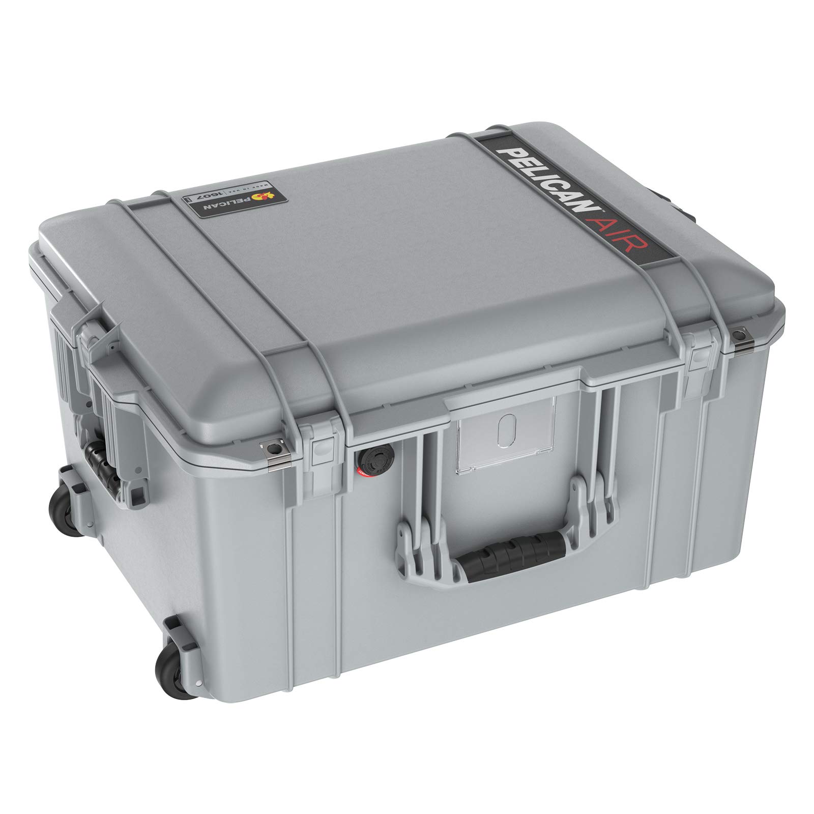Pelican Air 1607 Protective Hard Case with Foam Insert - Silver | Waterproof & Shockproof Equipment Case for Cameras, Drones & Electronics | Perfect for Travel & Outdoor Adventures