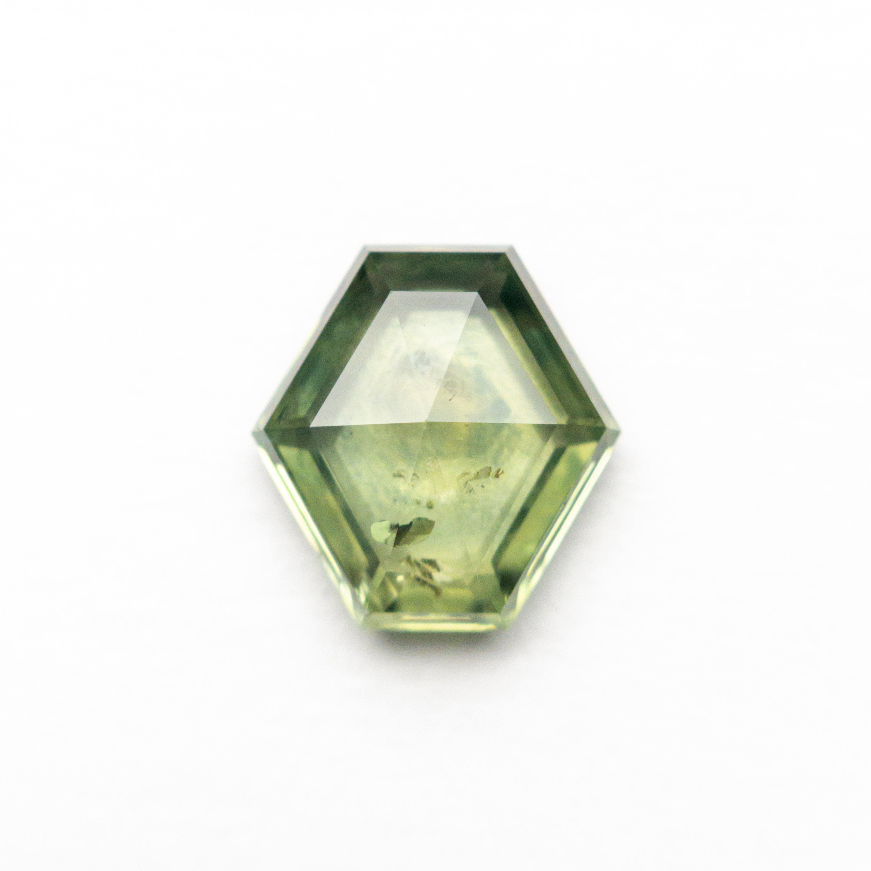 2.06ct Natural Hexagon Rose Cut Sapphire - 8.42x8.12x3.46mm Loose Gemstone for Jewelry Making (Ring, Necklace, Earrings) - Perfect for Engagement & Wedding Jewelry Designs