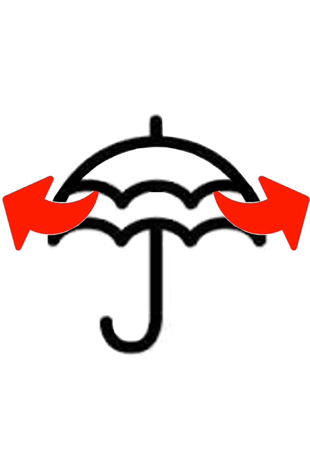 Compact Windproof Umbrella for Rain - 50MPH Wind Resistant - Auto Open/Close - Fiberglass Frame with Vented Canopy - Wooden Hook Handle - Perfect for Travel, Backpack & Everyday Use