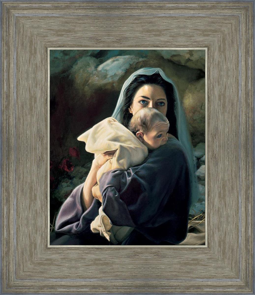 Be It Unto Me Religious Painting by Liz Lemon Swindle - Inspirational Christian Art for Home, Church & Office Decor