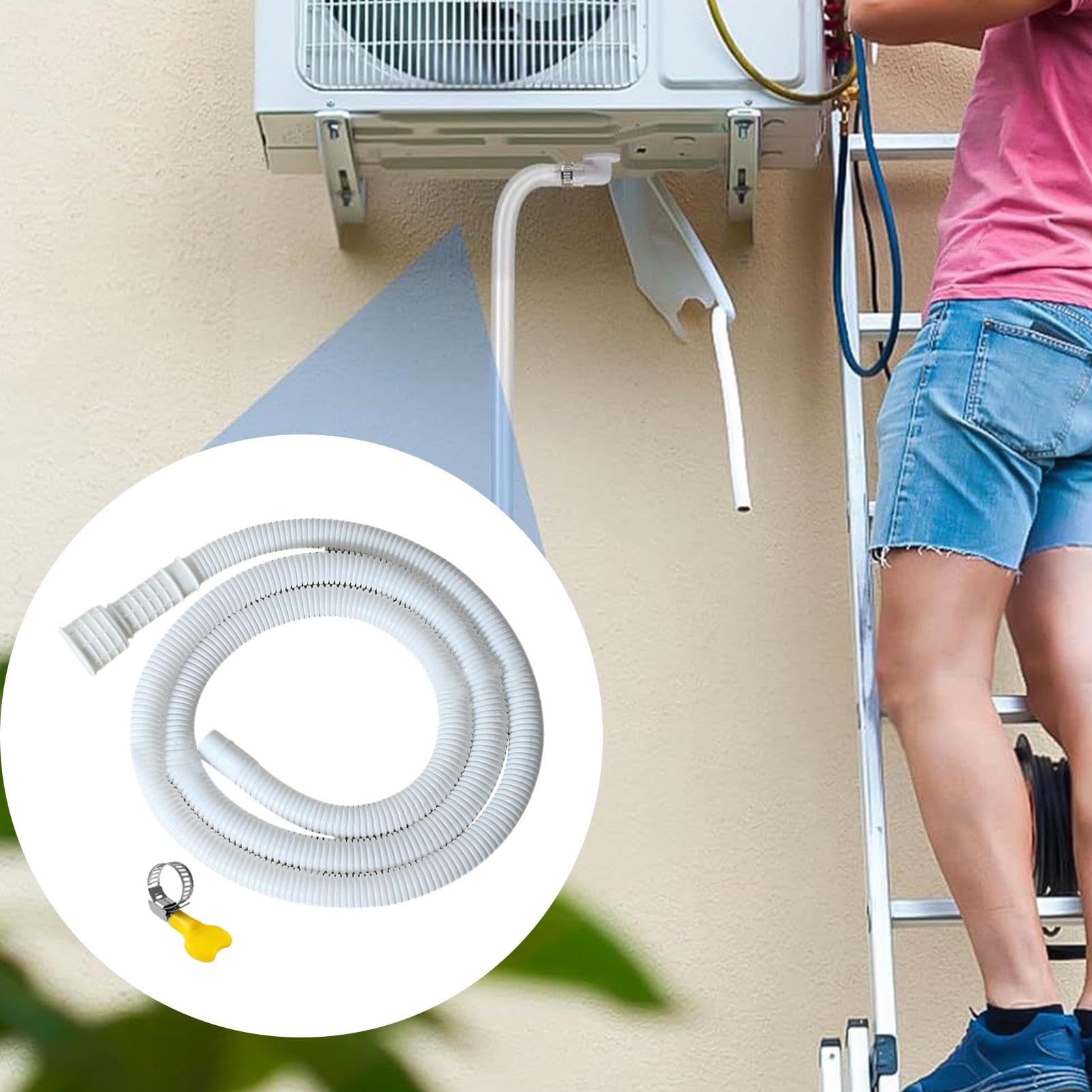 Flexible Dehumidifier Drain Hose - Leak-Proof for AC, Washer & Dishwasher | Home Appliance Maintenance
