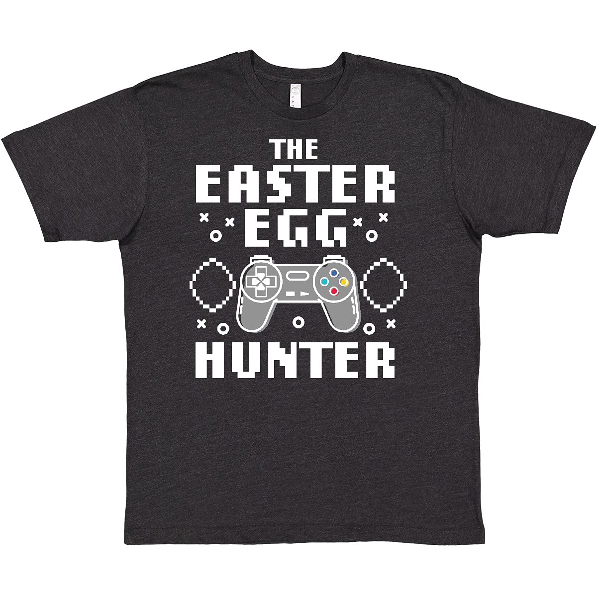 Inktastic Happy Easter The Easter Egg Hunter Gamer T-Shirt - Fun Easter Egg Hunting Graphic Tee for Gamers & Easter Lovers - Perfect for Easter Parties, Gaming Events & Casual Wear