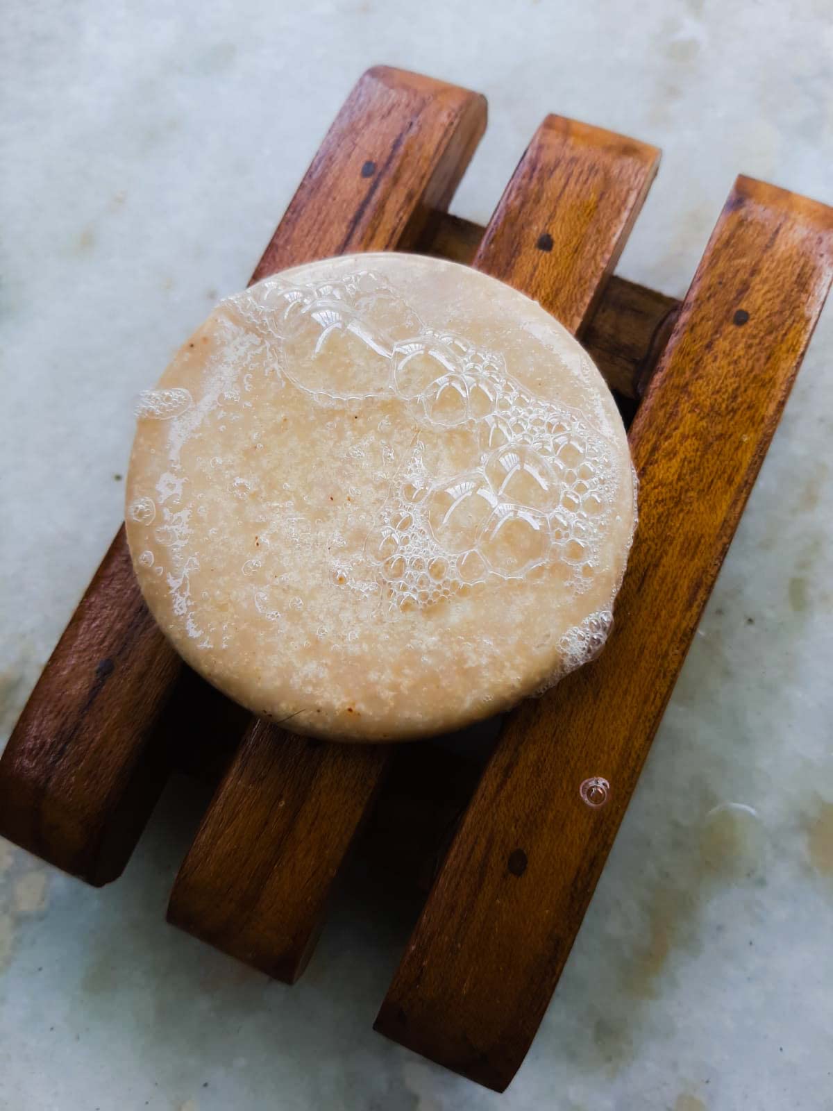 Kamarkattu Natural Shampoo Bar for Bouncy Curls - Sulfate Free, Vegan Hair Care (Pack of 2) - Perfect for Travel & Eco-Friendly Bathroom Routine