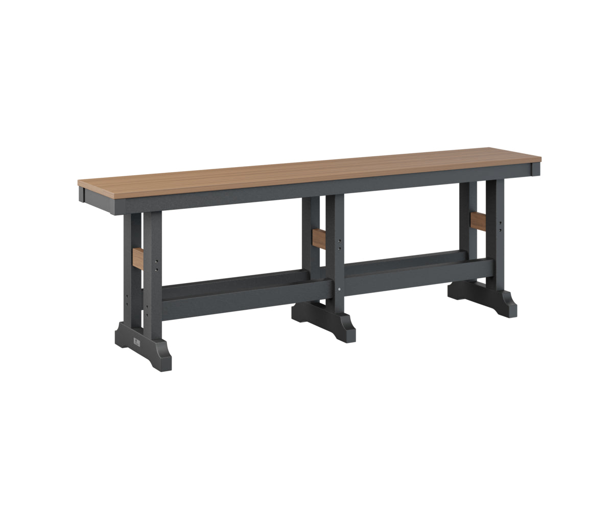 Berlin Gardens Garden Classic 66 Dining Bench - Outdoor Patio Furniture for Backyard, Deck, and Garden - Weather-Resistant Dining Set with Comfortable Seating