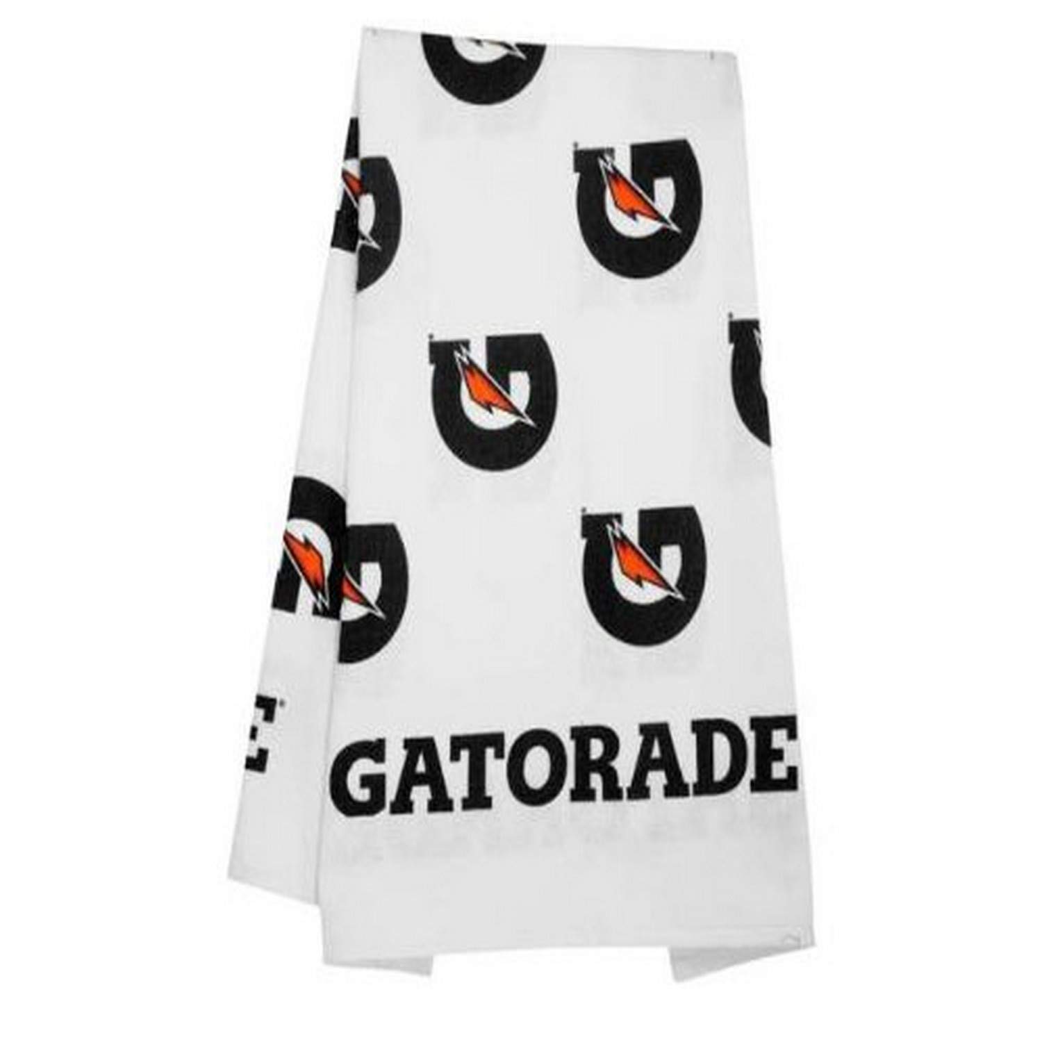 Gatorade One Dozen Performance Towels - White & Black - Absorbent Sports Towels for Gym, Running, Basketball & Workouts