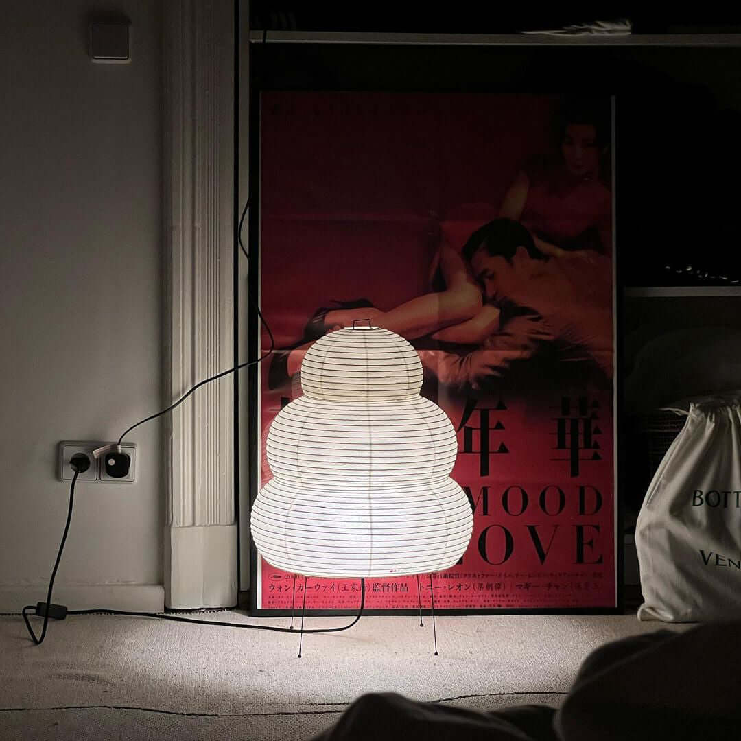 Akari Table Lamp - Modern Japanese Paper Light for Living Room, Bedroom & Office - Soft Ambient Lighting for Home Decor & Relaxation