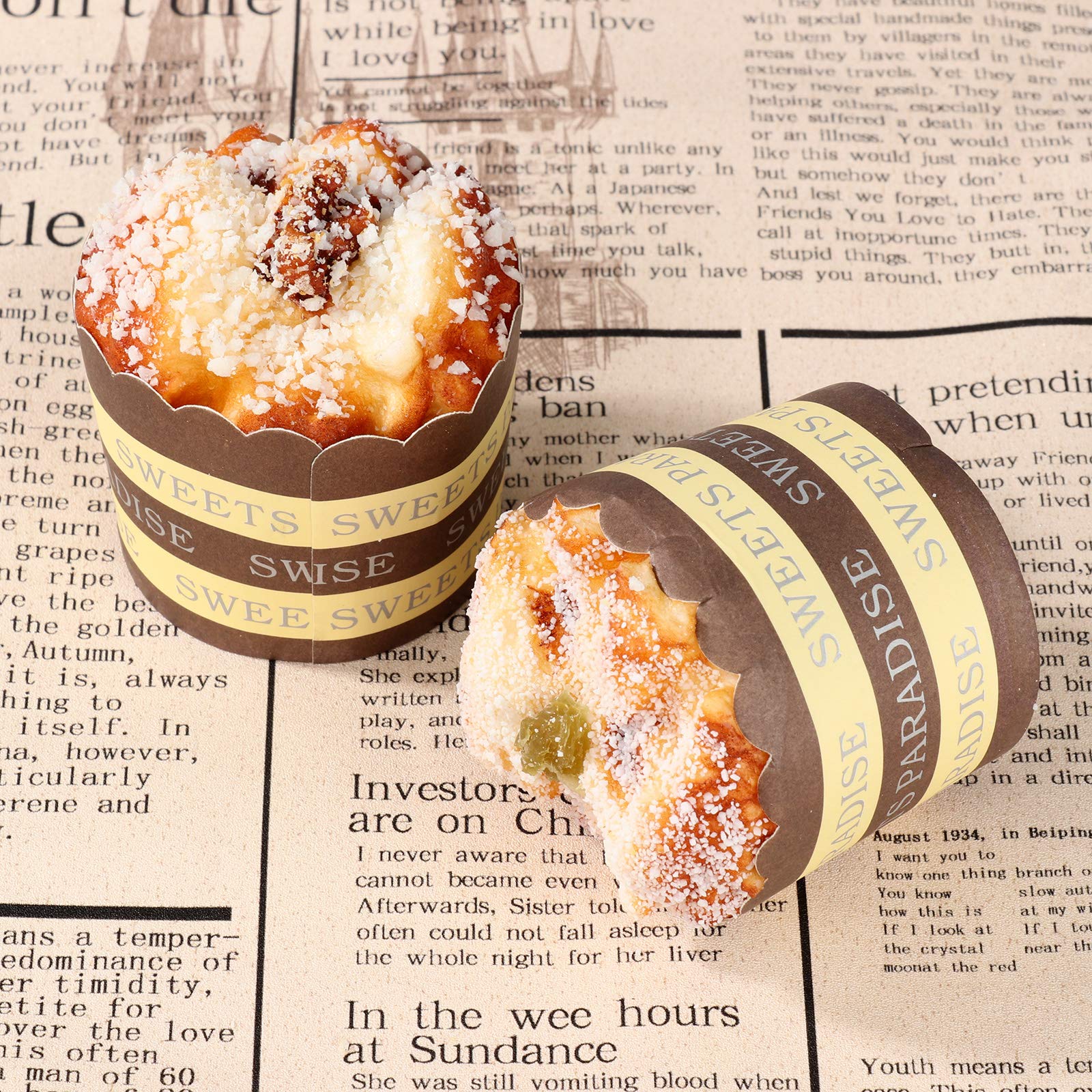 Belupai 6PCS Realistic Fake Cupcakes - Artificial Cake Decorations for Kitchen, Dessert Display, Party Props | Perfect for Home Decor, Wedding Centerpieces & Bakery Showcase