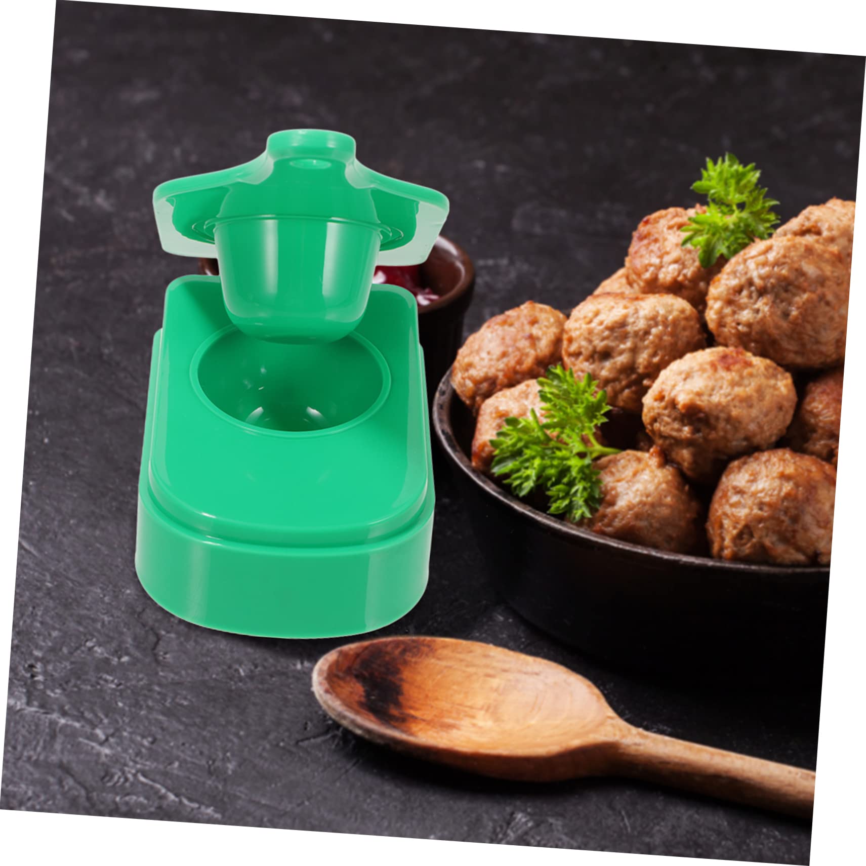Meatball Maker & Tortilla Press - Multi-Purpose Kitchen Tool for Meatballs, Cookies, Kibbeh, Cake Balls | Fruit Scooper & Dough Shaper | Plastic Cooking Mold for BBQ, DIY & Home Cooking | Perfect for Meal Prep, Parties & Family Gatherings