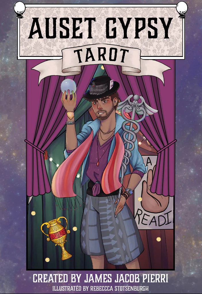 Auset Gypsy Tarot Cards - Authentic 78-Card Divination Deck for Psychic Readings, Fortune Telling & Spiritual Guidance | Perfect for Beginners & Professional Readers