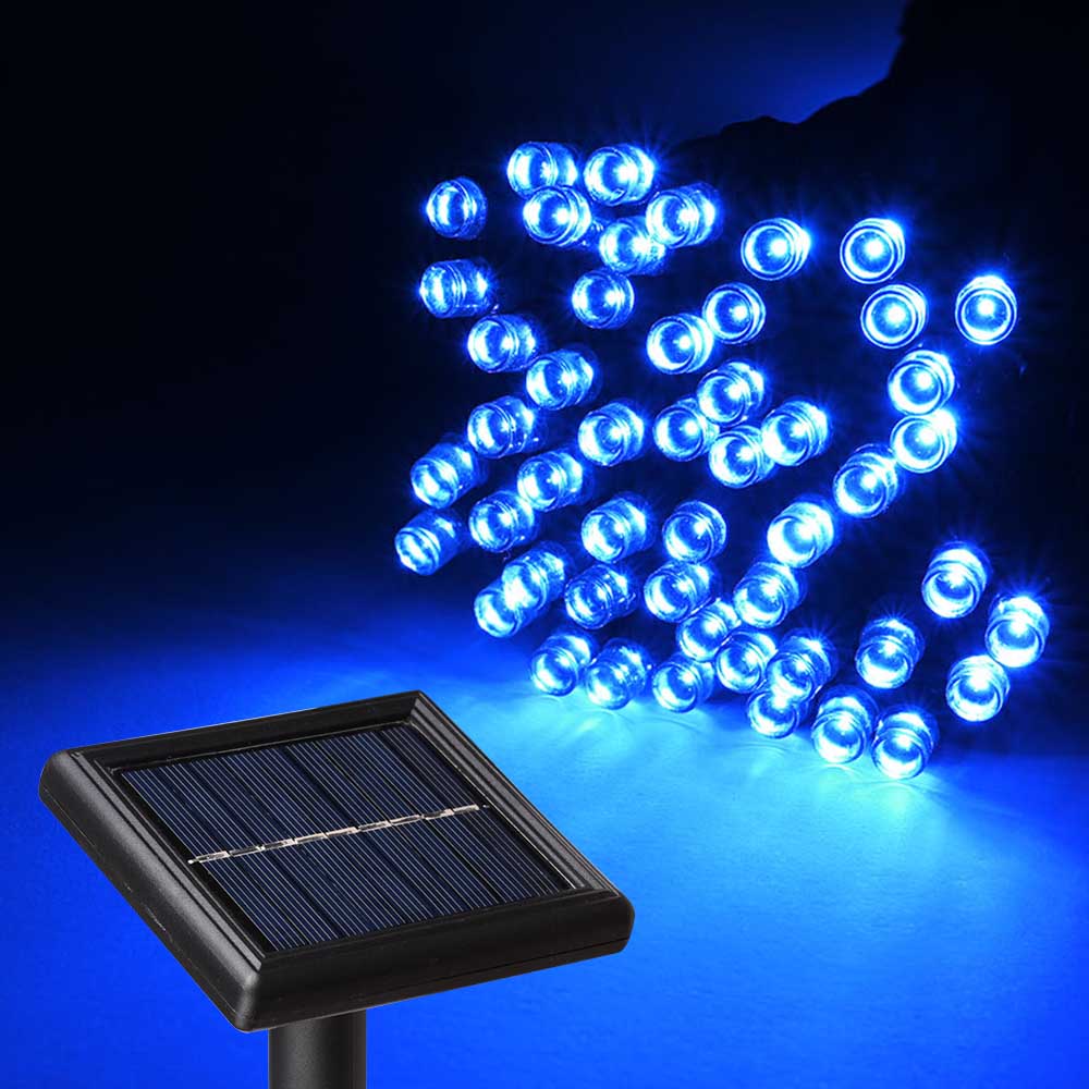 TheLAShop 37ft Solar String Lights Outdoor Waterproof - Weatherproof Fairy Lights for Garden, Patio, Backyard, and Wedding Decorations