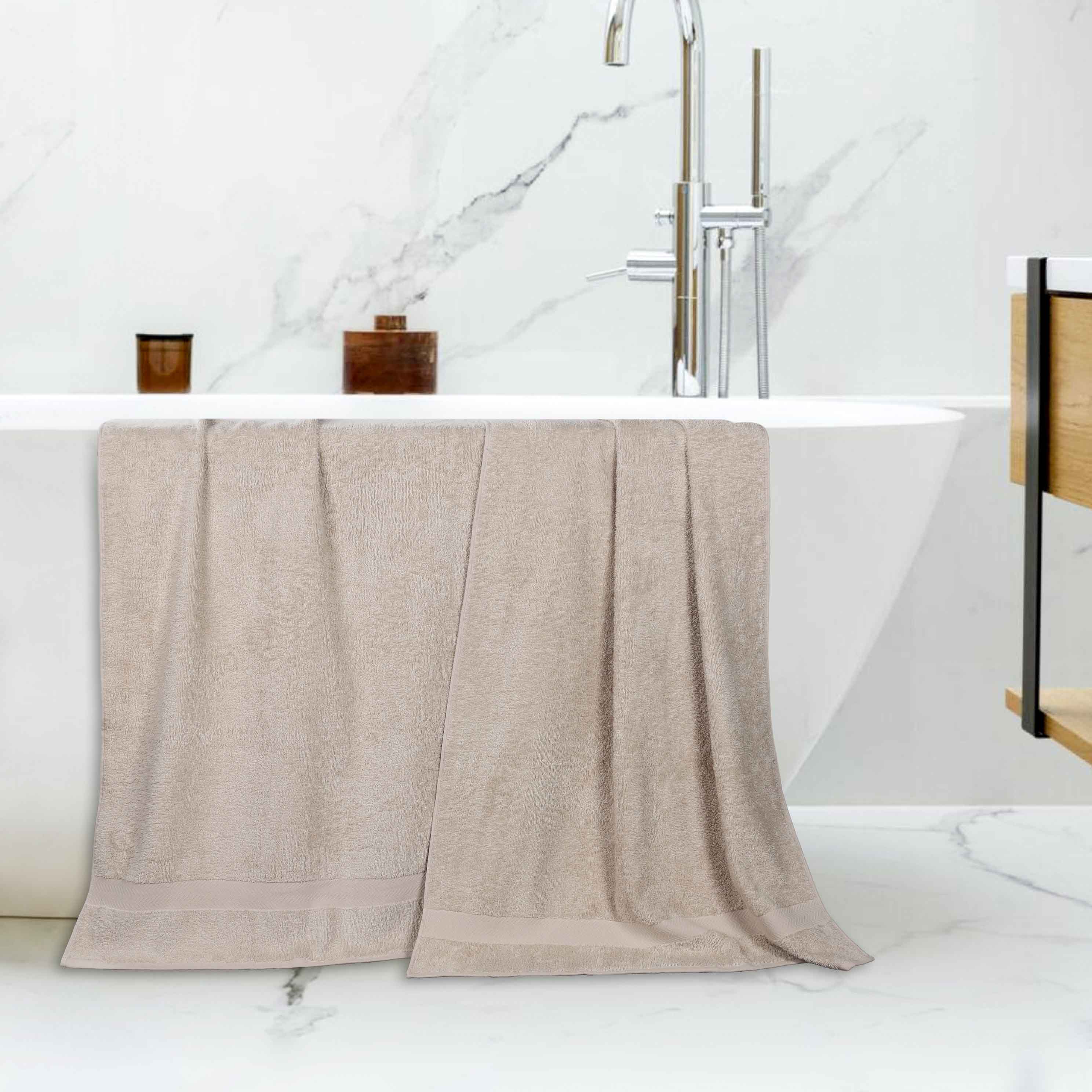 Franklin Eco-Friendly Organic Cotton 2-Piece Bath Sheet Set | Ultra Soft & Absorbent Towels for Spa, Beach & Luxury Bathroom Use