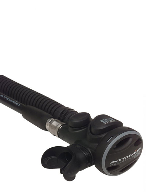 Atomic Aquatics SS1 Titanium Scuba Diving Octopus Regulator - Perfect for Deep Sea Diving & Emergency Air Sharing