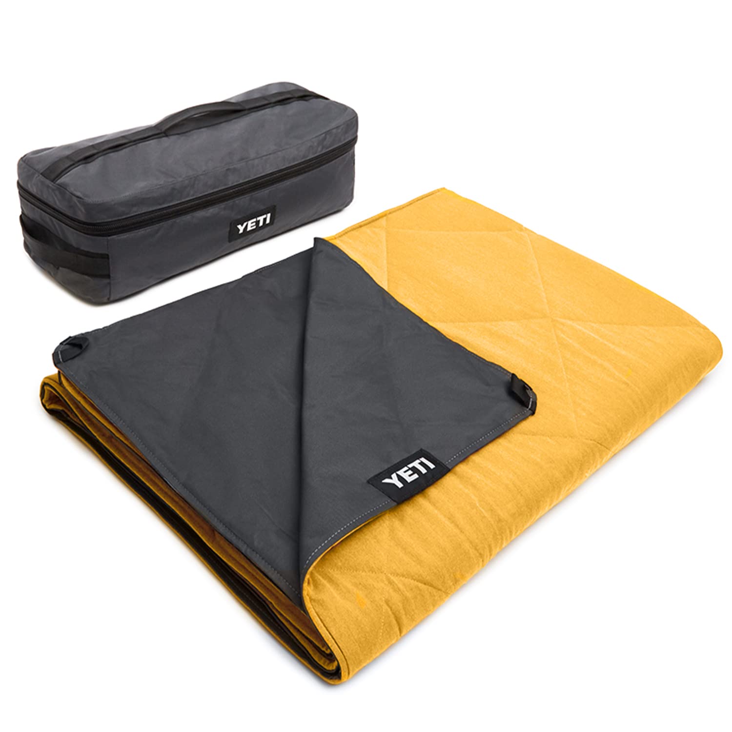 YETI Lowlands Blanket - Water-Resistant Outdoor Blanket with Carry Bag for Camping, Picnics & Beach - Alpine Yellow - Perfect for Travel, Tailgating & Backyard Use
