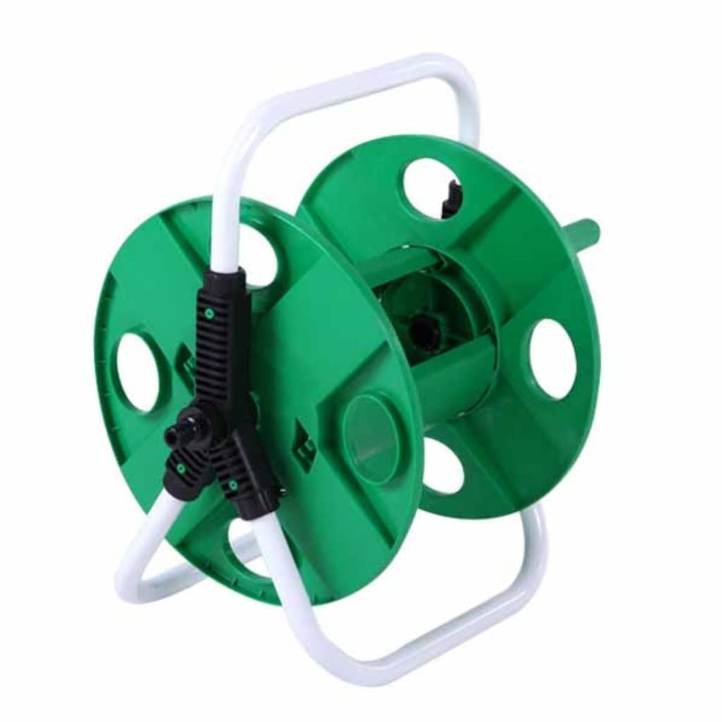 Portable Water Pipe Truck - 25 Meter Storage Capacity | Car Wash Water Gun Hose Holder | Gardening & Watering Tool | Hose Frame Reel for Outdoor Cleaning, Lawn Care & Vehicle Washing