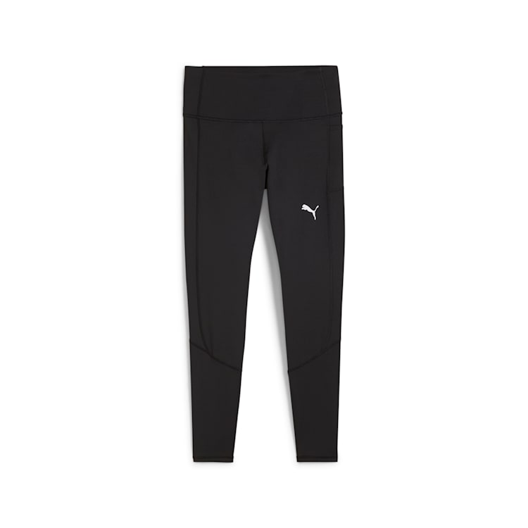 PUMA Women's EVOSTRIPE Black Workout Tights - High Waisted Yoga Pants for Running, Gym & Fitness Training