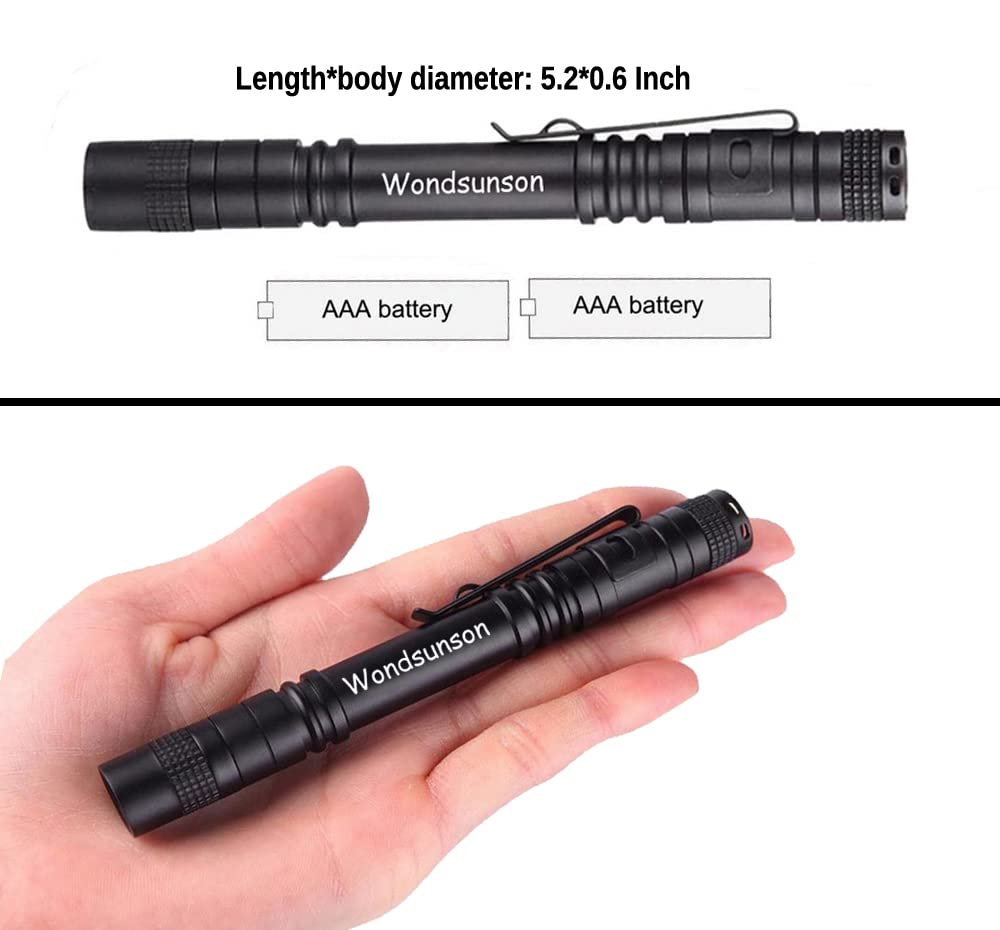 Red Light Pen Flashlight - Single Mode LED Penlight for Camping, Hiking, Beekeeping, Astronomy & Night Vision | Compact Animal Protection Tool for Outdoor Adventures & Aviation Use