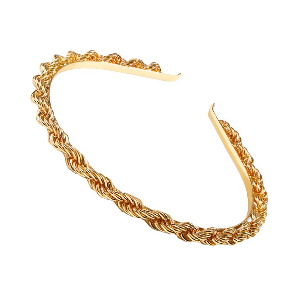 Minkissy Metal Hair Headband for Women - Elegant Chain Bridal Accessory for Daily Wear