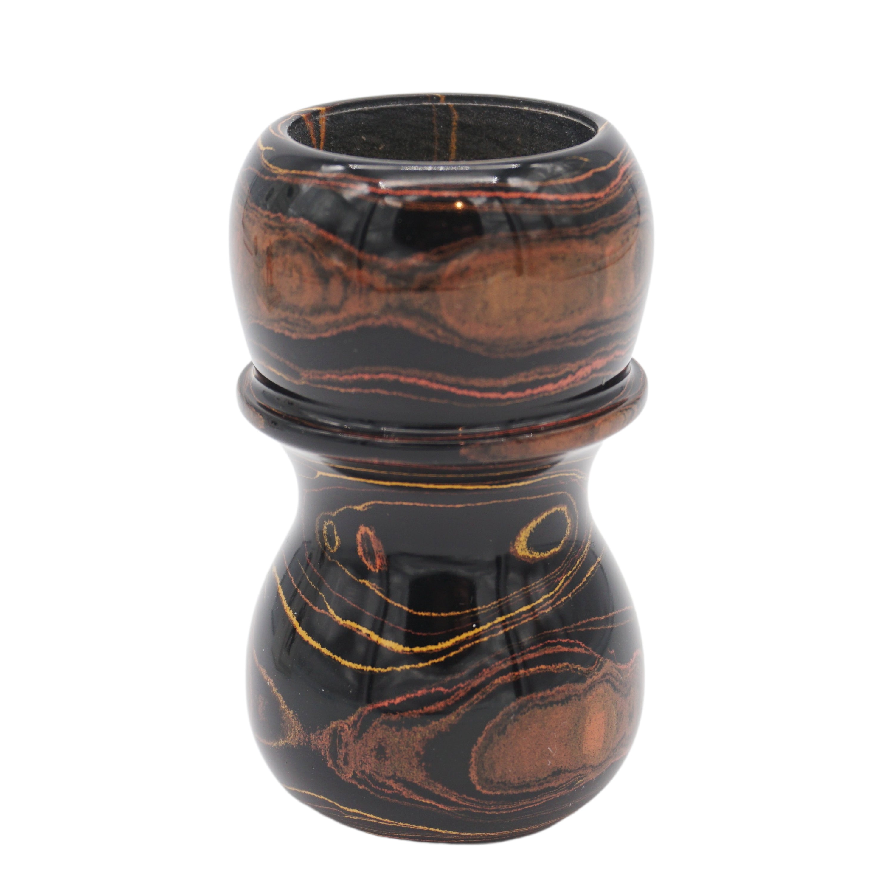 Premium Honey Ebonite Handmade Shaving Brush Handle - Fits 24mm & 26mm Knots - Perfect for Wet Shaving & Grooming Gifts for Men