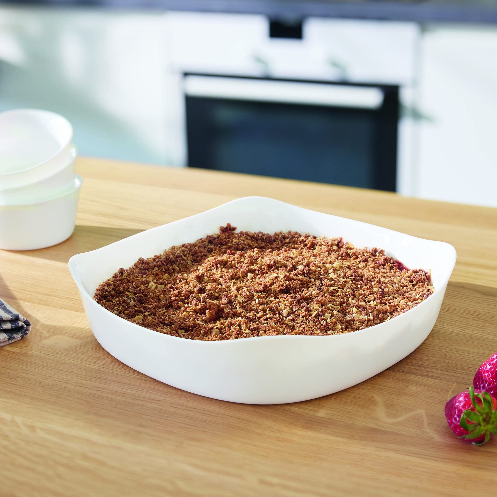 Luminarc Smart Cuisine Oven Dish - Premium Heat-Resistant Glass Baking Pan for Casseroles, Lasagna & Roasts | Perfect for Family Dinners & Holiday Cooking