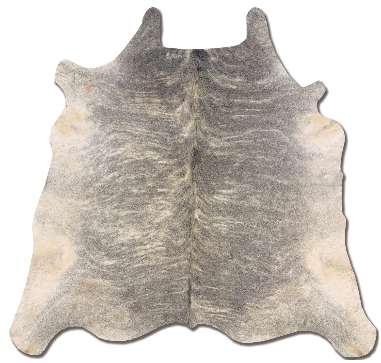 Premium Brown Linon Natural Cowhide Light Brindle Full Leather Hide - Perfect for DIY Upholstery, Handcrafts & Home Decor Projects